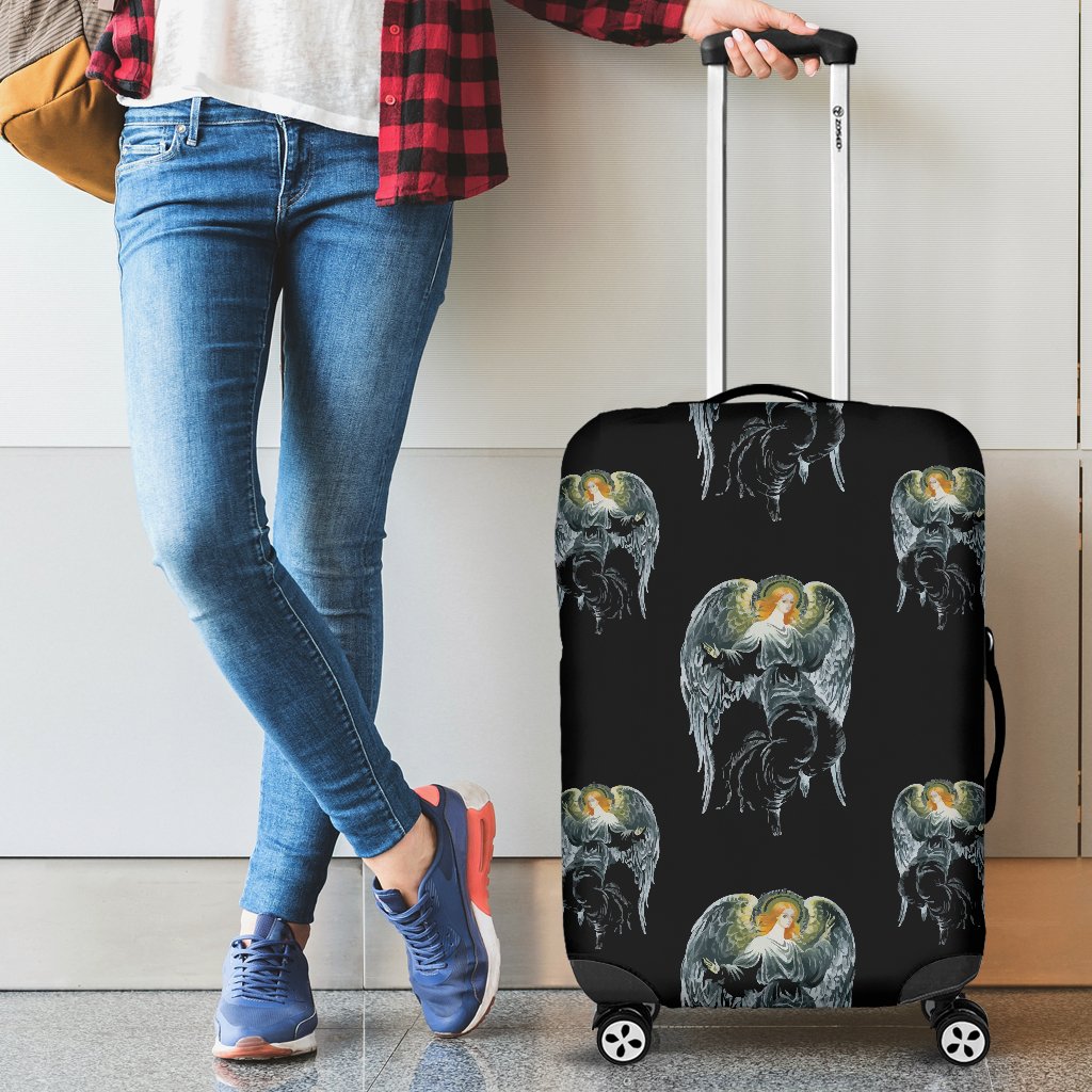 Angel With Wings Cute Design Print Luggage Cover Protector
