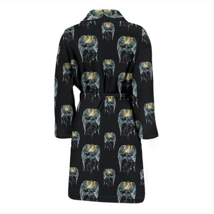 Angel with Wings Cute Design Print Men Bath Robe-JTAMIGO.COM