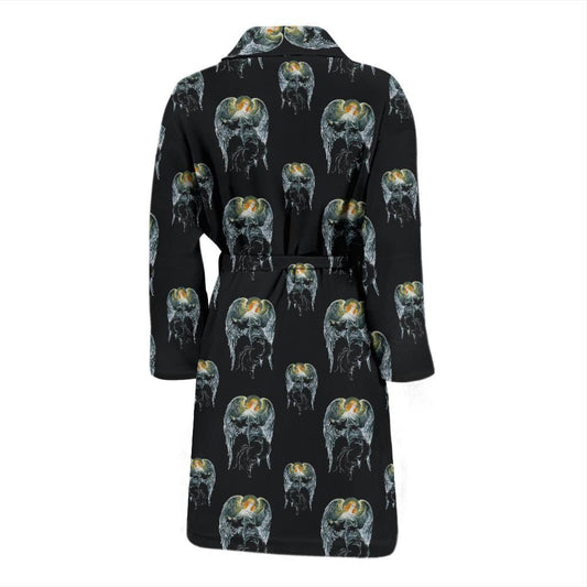 Angel with Wings Cute Design Print Men Bath Robe-JTAMIGO.COM
