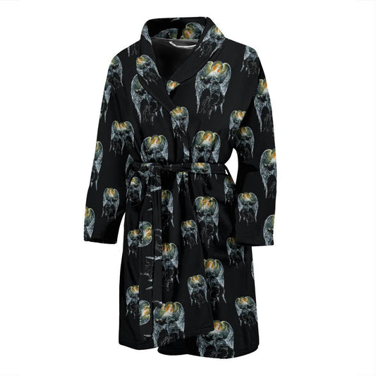 Angel with Wings Cute Design Print Men Bath Robe-JTAMIGO.COM