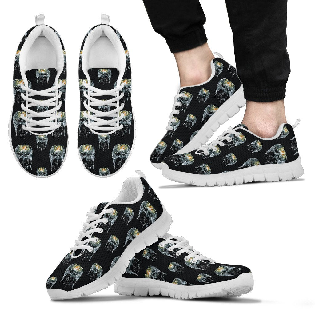 Angel with Wings Cute Design Print Men Sneakers Shoes