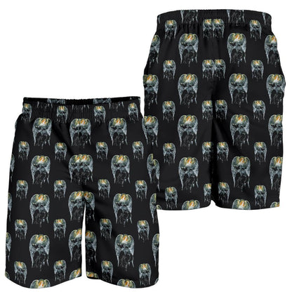 Angel with Wings Cute Design Print Mens Shorts-JTAMIGO.COM