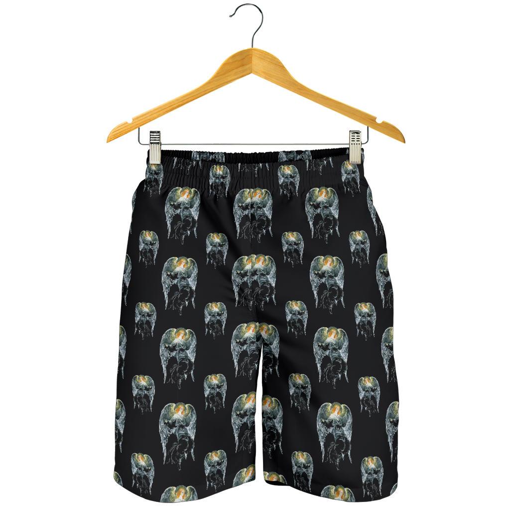 Angel with Wings Cute Design Print Mens Shorts-JTAMIGO.COM