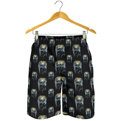 Angel with Wings Cute Design Print Mens Shorts-JTAMIGO.COM