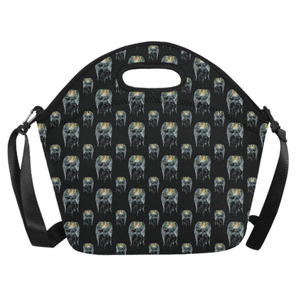 Angel with Wings Cute Design Print Neoprene Lunch Bag (Model 1669)(Large)-JTAMIGO.COM