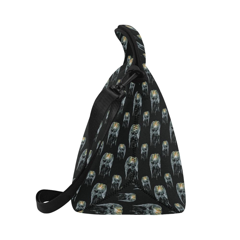 Angel with Wings Cute Design Print Neoprene Lunch Bag (Model 1669)(Large)-JTAMIGO.COM