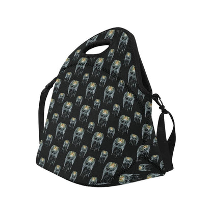 Angel with Wings Cute Design Print Neoprene Lunch Bag (Model 1669)(Large)-JTAMIGO.COM