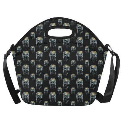 Angel with Wings Cute Design Print Neoprene Lunch Bag (Model 1669)(Large)-JTAMIGO.COM