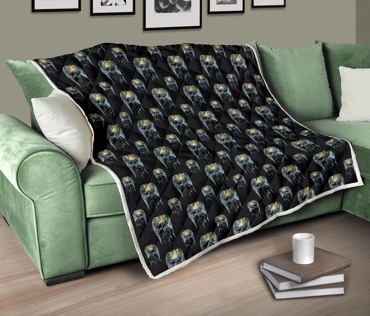 Angel with Wings Cute Design Print Premium Quilt-JTAMIGO.COM