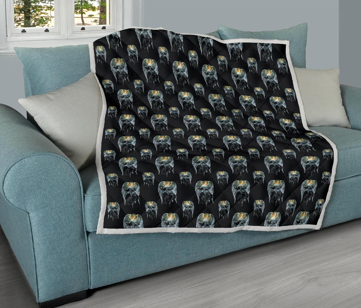 Angel with Wings Cute Design Print Premium Quilt-JTAMIGO.COM