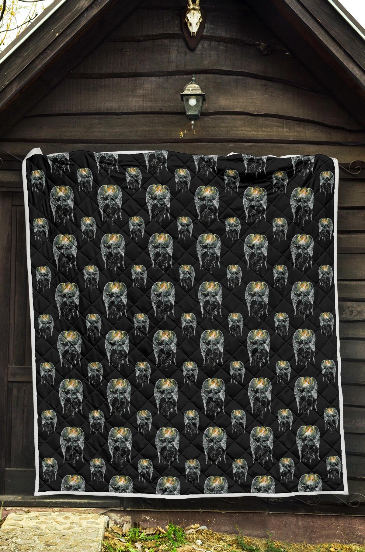 Angel with Wings Cute Design Print Premium Quilt-JTAMIGO.COM