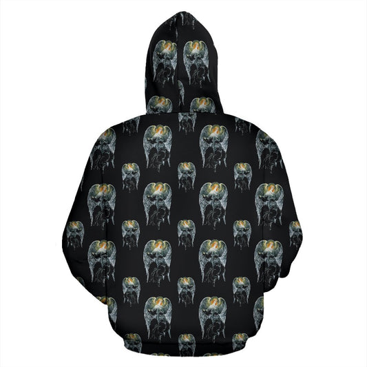Angel with Wings Cute Design Print Pullover Hoodie