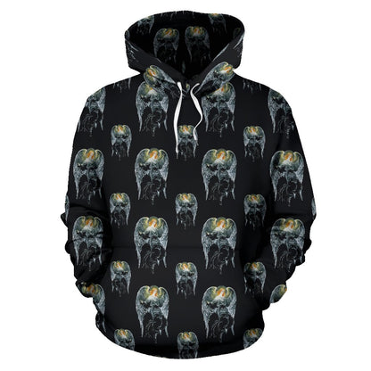 Angel with Wings Cute Design Print Pullover Hoodie