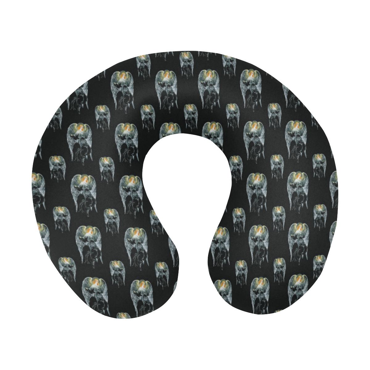 Angel with Wings Cute Design Print U-Shaped Travel Neck Pillow-JTAMIGO.COM
