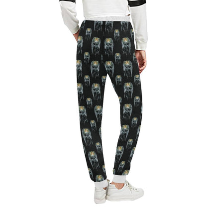 Angel with Wings Cute Design Print Unisex Casual Sweatpants (Model L11)-JTAMIGO.COM