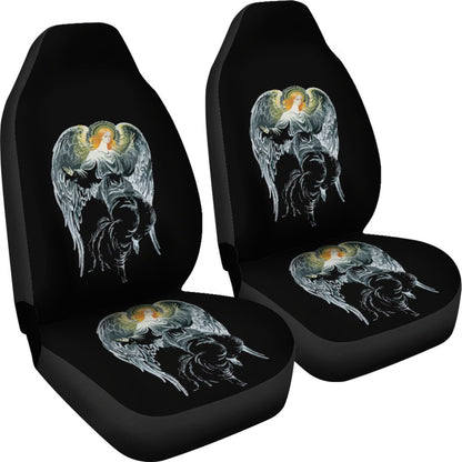 Angel with Wings Cute Design Print Universal Fit Car Seat Covers