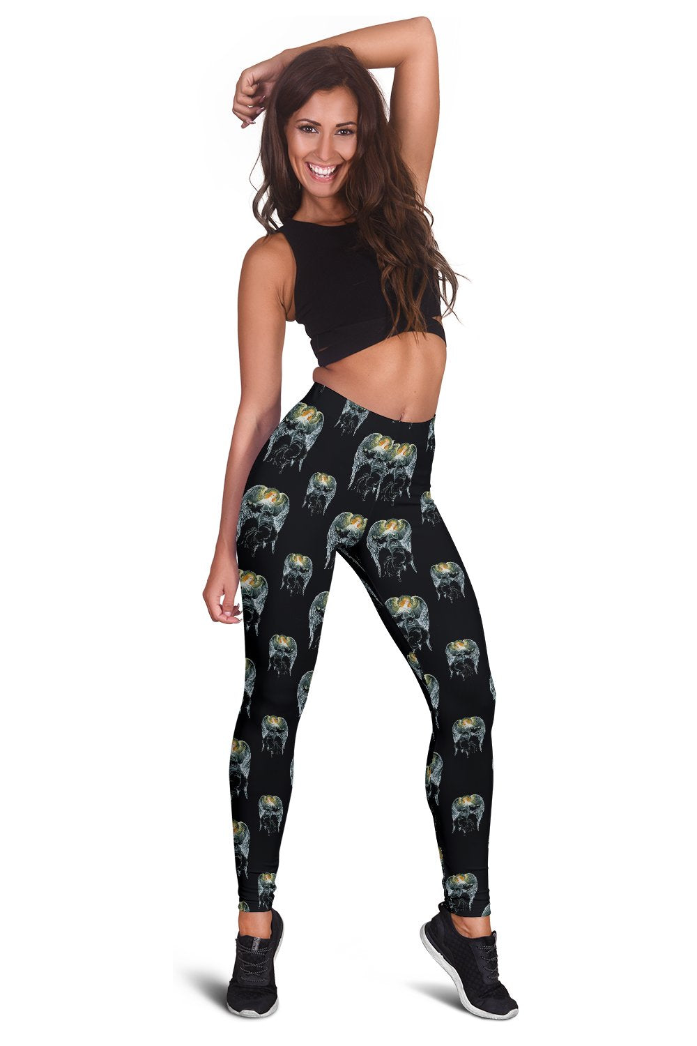 Angel with Wings Cute Design Print Women Leggings