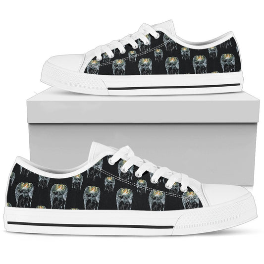 Angel with Wings Cute Design Print Women Low Top Shoes