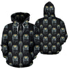 Angel with Wings Cute Design Print Zip Up Hoodie