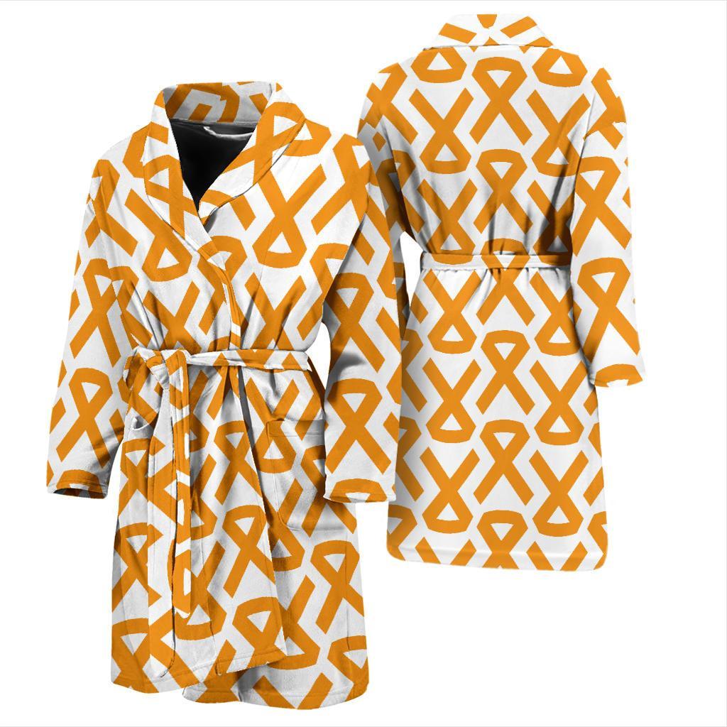 Appendix cancer Pattern Print Design 02 Men Bathrobe-JORJUNE.COM