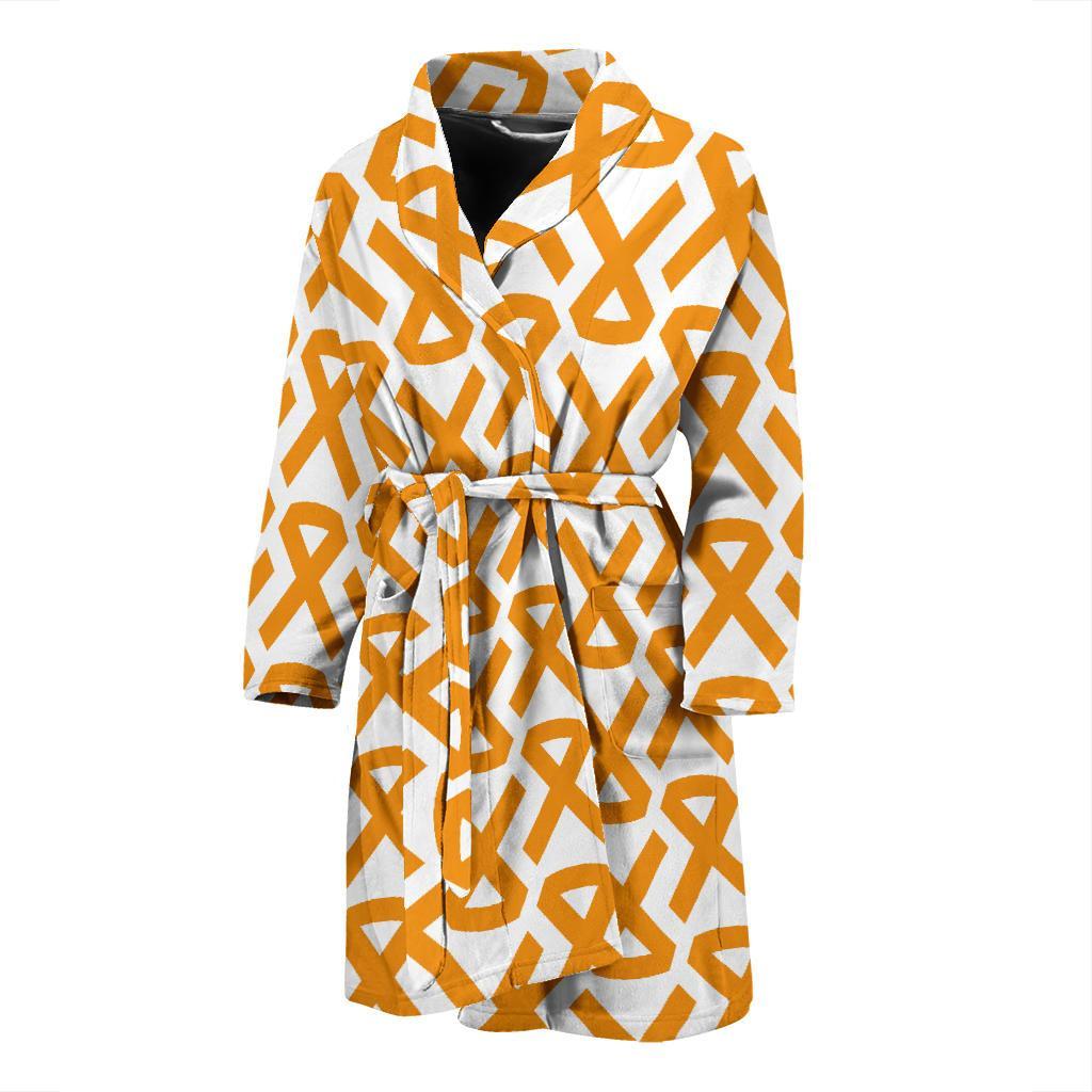 Appendix cancer Pattern Print Design 02 Men Bathrobe-JORJUNE.COM