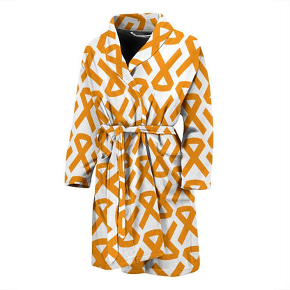 Appendix cancer Pattern Print Design 02 Men Bathrobe-JORJUNE.COM