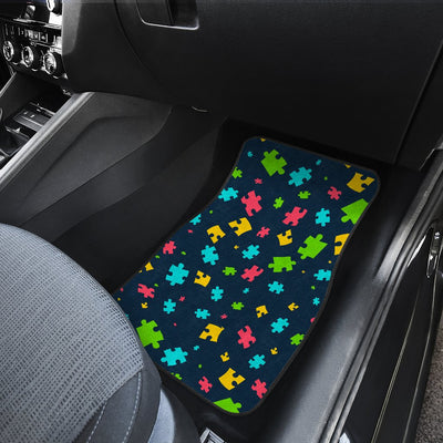 Autism Awareness Colorful Design Print Car Floor Mats