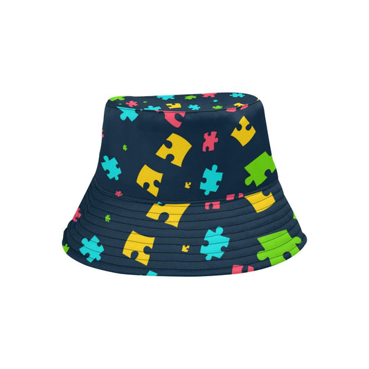 Autism Awareness Colorful Design Print Unisex Bucket Hat