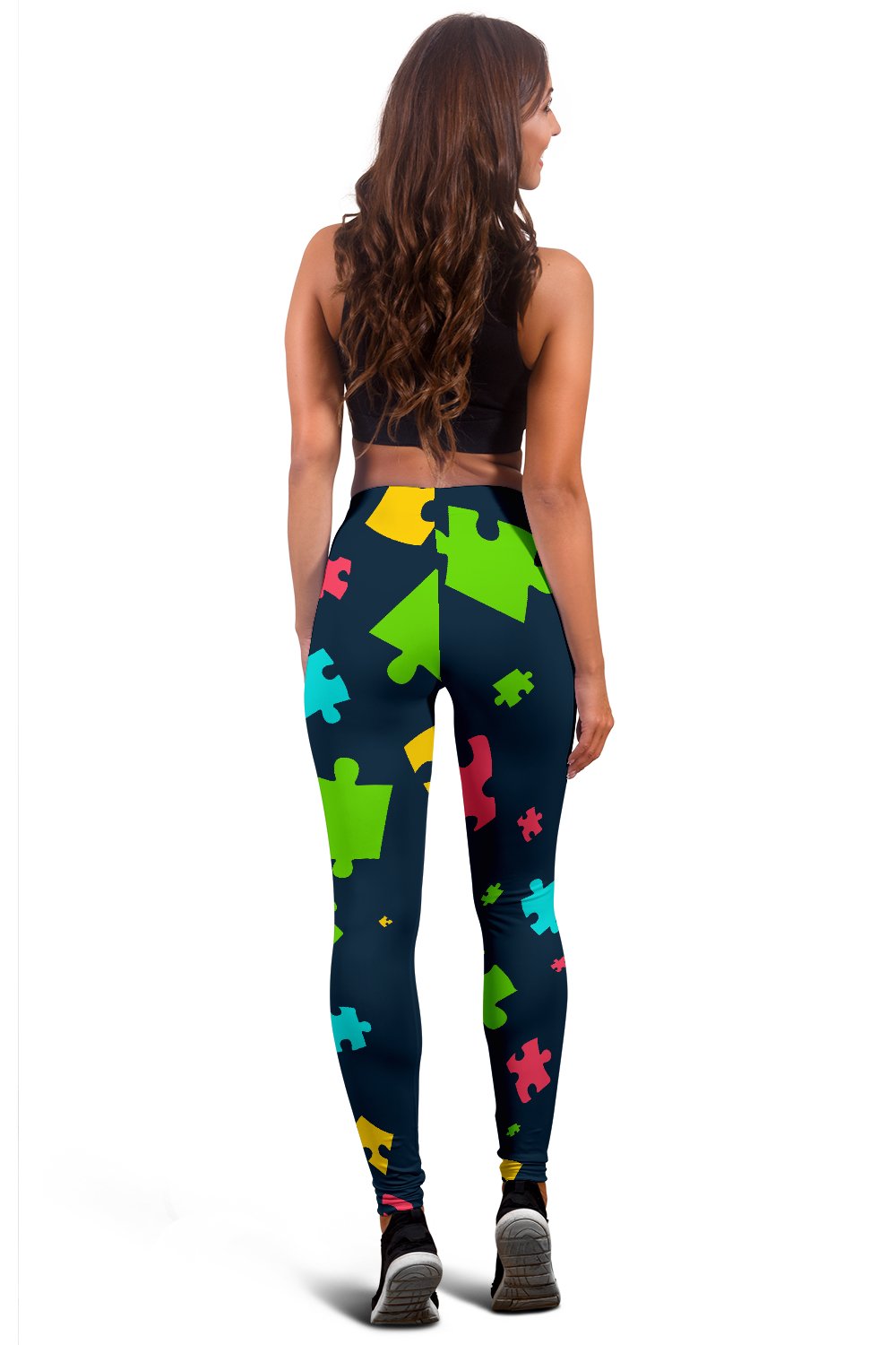 Autism Awareness Colorful Design Print Women Leggings