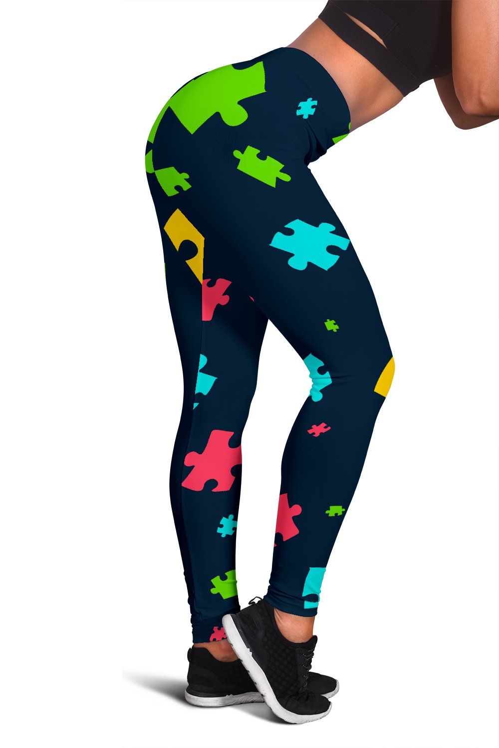Autism Awareness Colorful Design Print Women Leggings