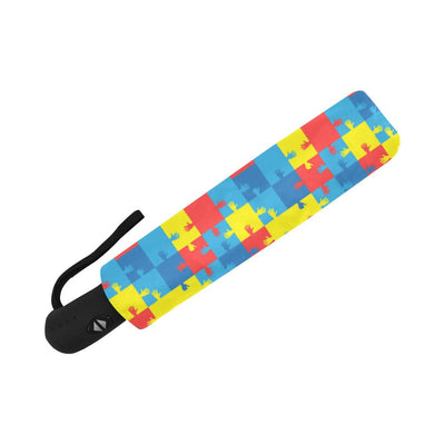 Autism Awareness Design Themed Print Automatic Foldable Umbrella