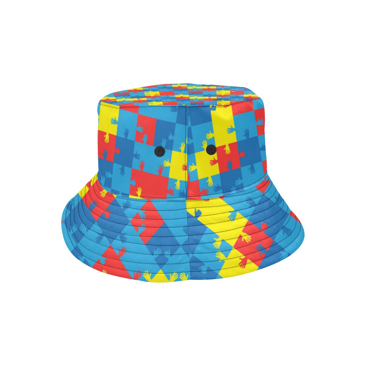 Autism Awareness Design Themed Print Unisex Bucket Hat