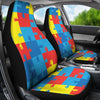 Autism Awareness Design Themed Print Universal Fit Car Seat Covers
