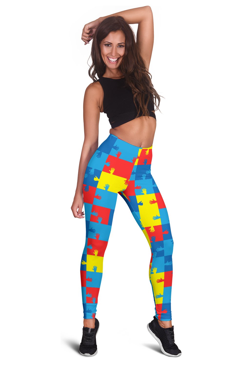 Autism Awareness Design Themed Print Women Leggings