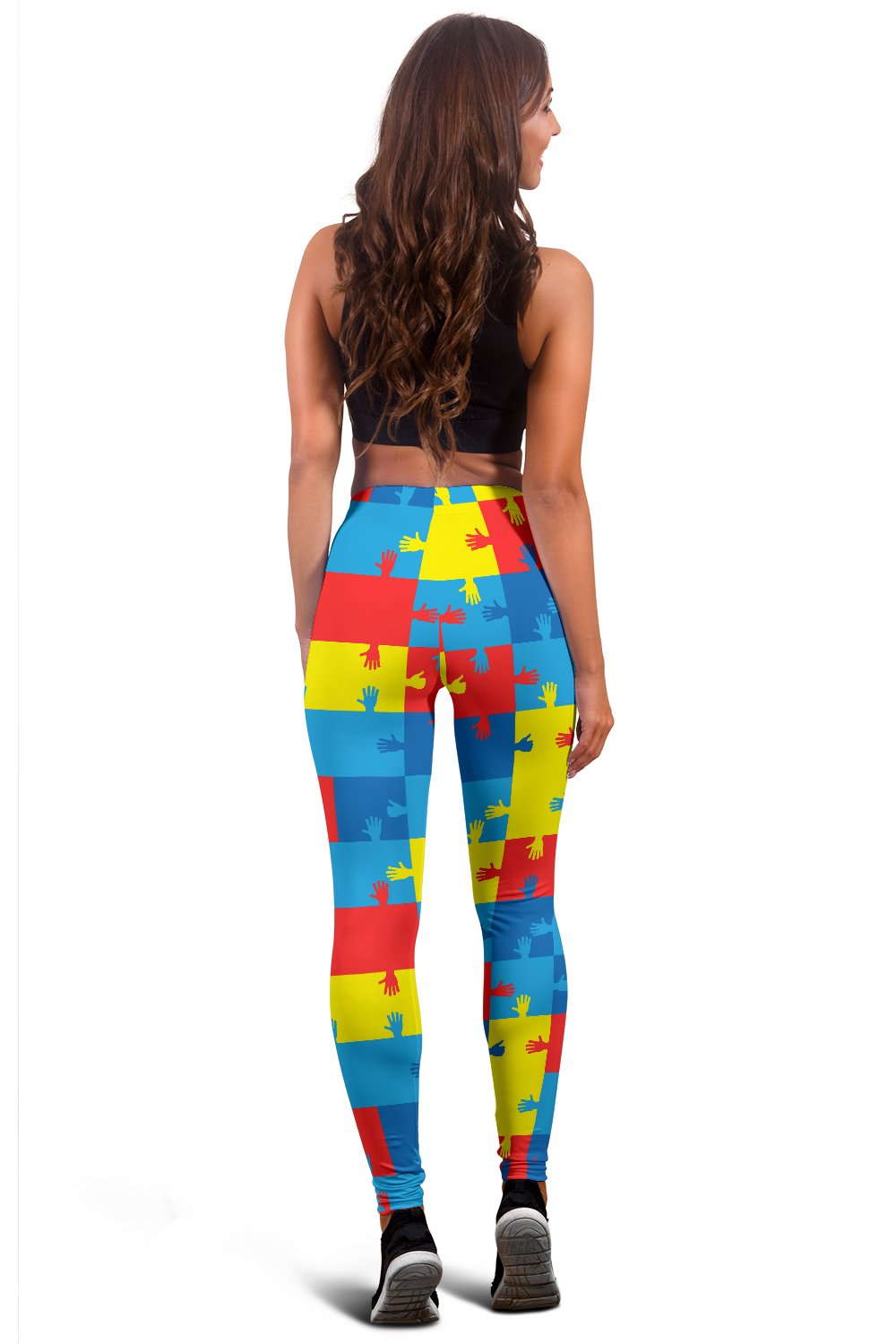Autism Awareness Design Themed Print Women Leggings