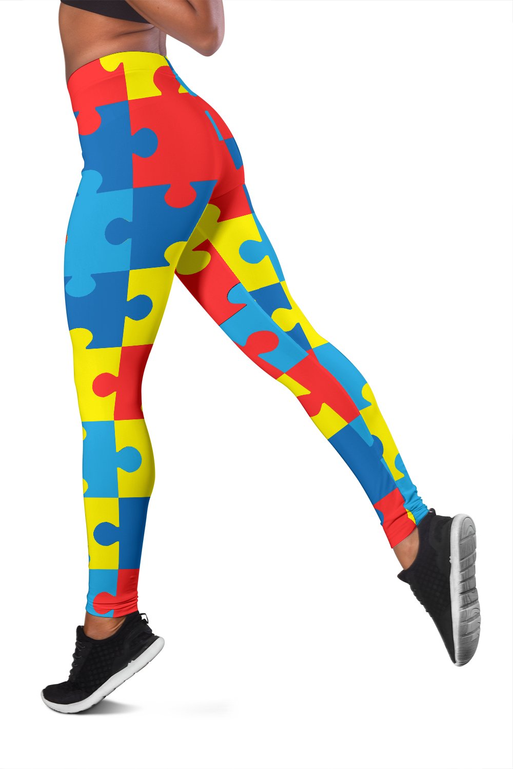 Autism Awareness Puzzles Design Print Women Leggings