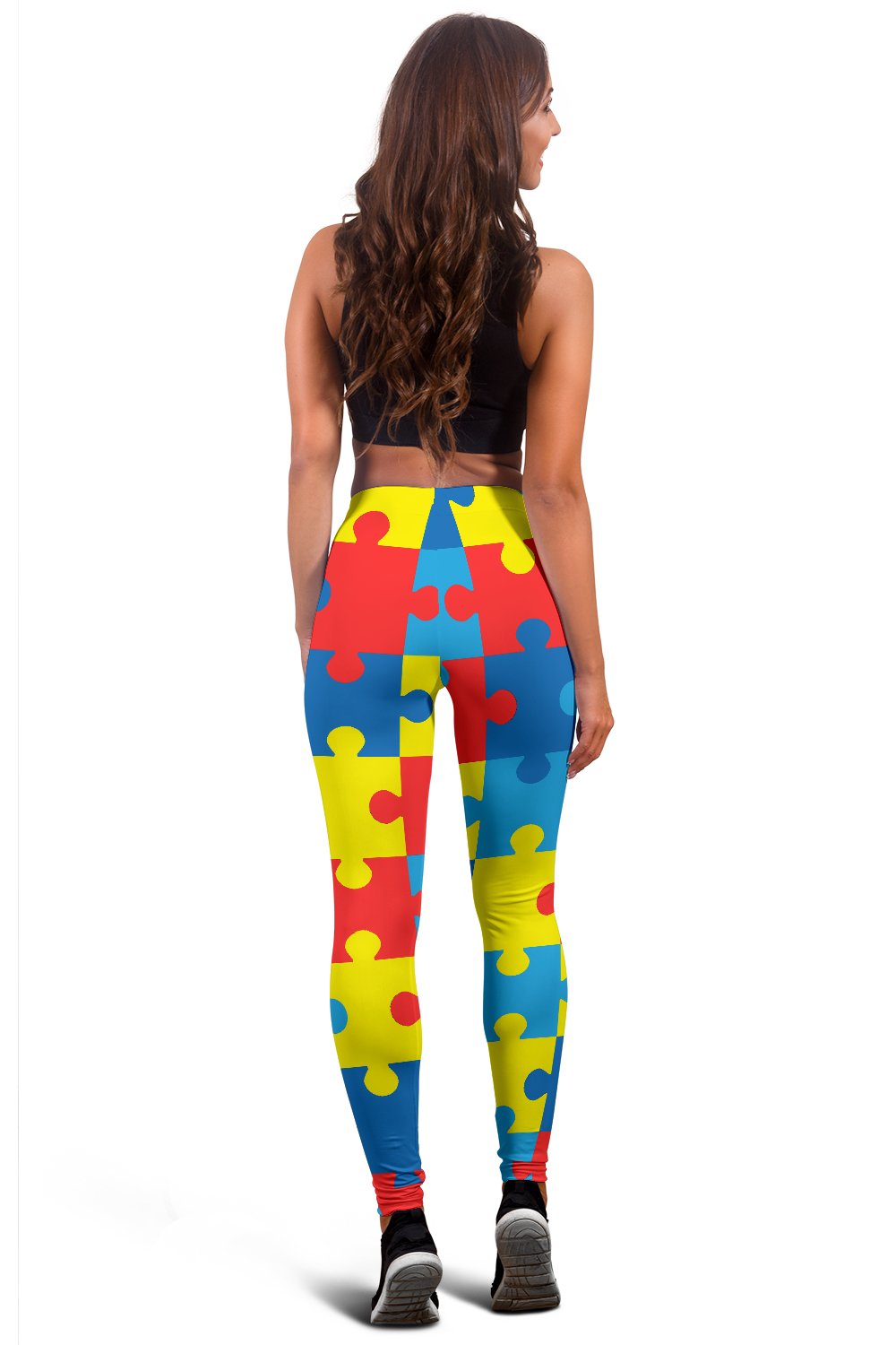 Autism Awareness Puzzles Design Print Women Leggings