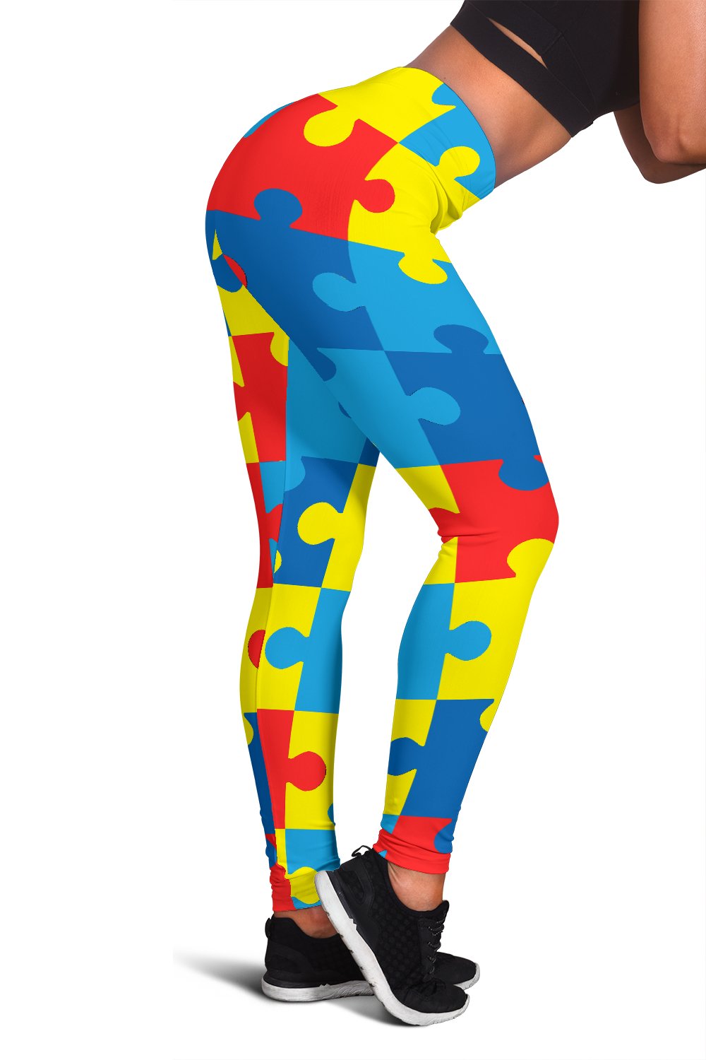 Autism Awareness Puzzles Design Print Women Leggings