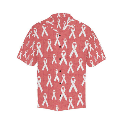Autism Awareness Ribbon Design Print Men Aloha Hawaiian Shirt
