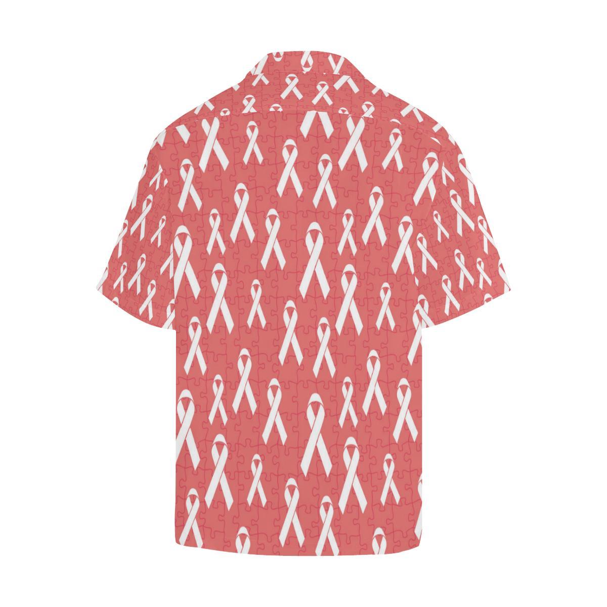 Autism Awareness Ribbon Design Print Men Aloha Hawaiian Shirt