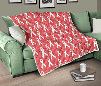 Autism Awareness Ribbon Design Print Premium Quilt-JTAMIGO.COM