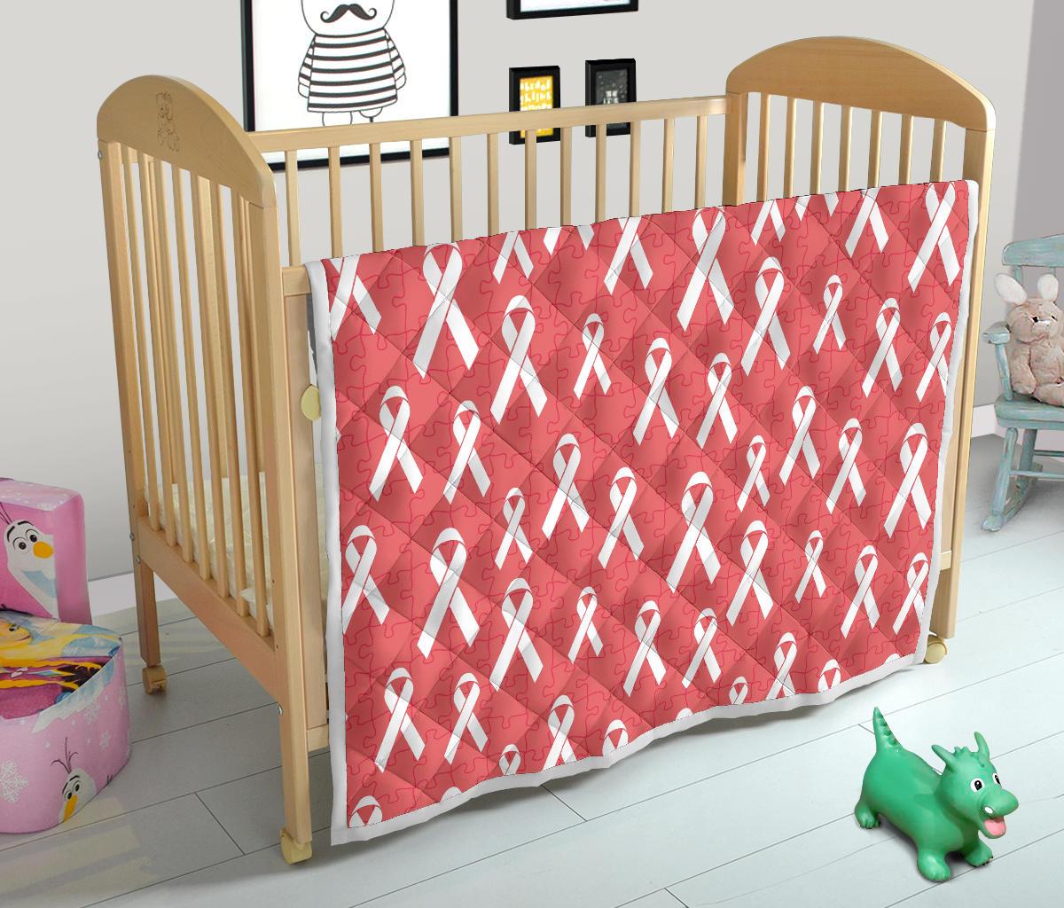 Autism Awareness Ribbon Design Print Premium Quilt-JTAMIGO.COM