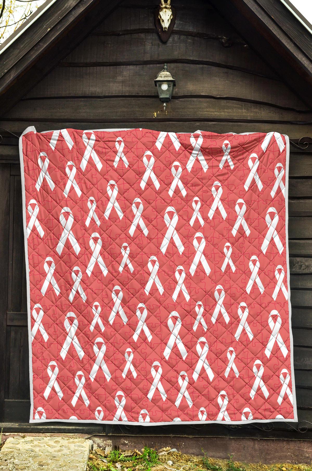 Autism Awareness Ribbon Design Print Premium Quilt-JTAMIGO.COM