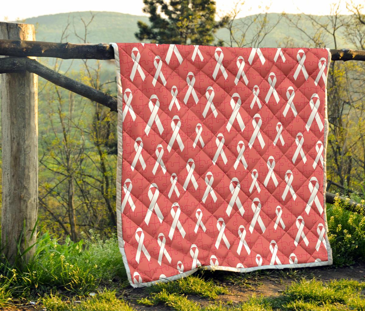 Autism Awareness Ribbon Design Print Premium Quilt-JTAMIGO.COM