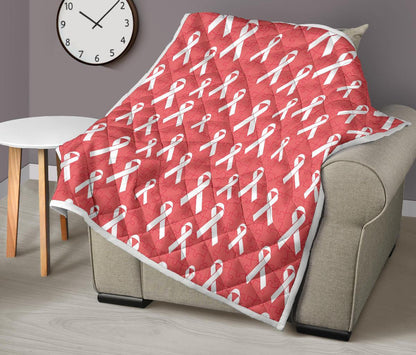 Autism Awareness Ribbon Design Print Premium Quilt-JTAMIGO.COM
