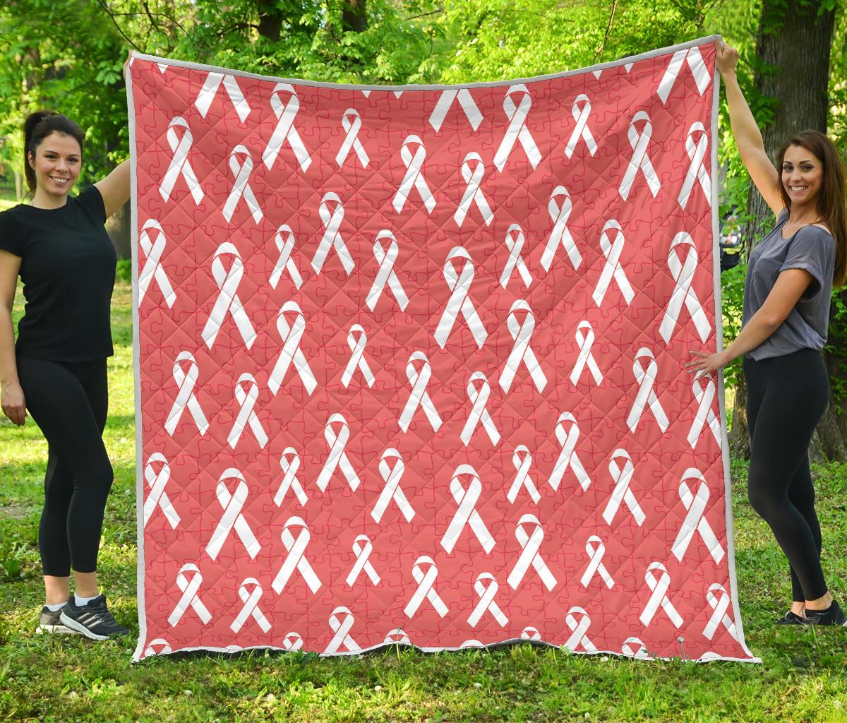Autism Awareness Ribbon Design Print Premium Quilt-JTAMIGO.COM