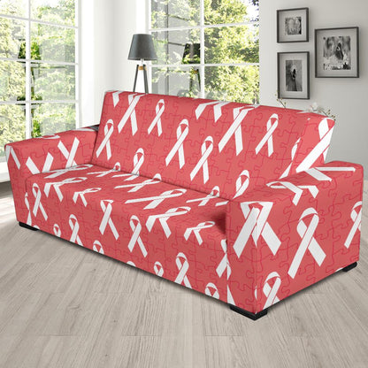 Autism Awareness Ribbon Design Print Sofa Slipcover-JTAMIGO.COM