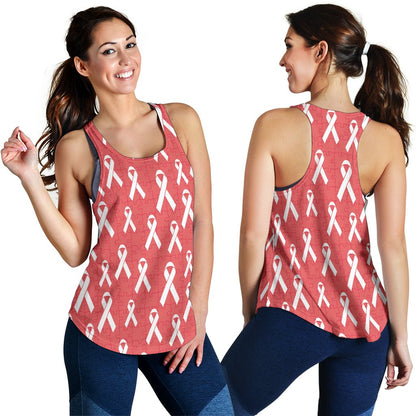 Autism Awareness Ribbon Design Print Women Racerback Tank Top