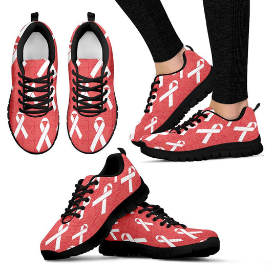 Autism Awareness Ribbon Design Print Women Sneakers Shoes