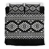 Aztec Black White Print Pattern Duvet Cover Bedding Set